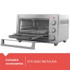 BLACK+DECKER 6-Slice Crisp 'N Bake Air Fry Toaster Oven, TO3217SS