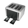 Farberware Touchscreen 4-Slice Toaster, Stainless Steel and Black, New